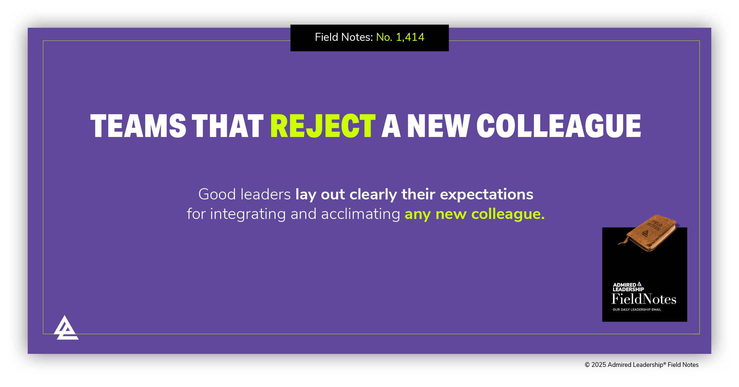 Teams That Reject a New Colleague
