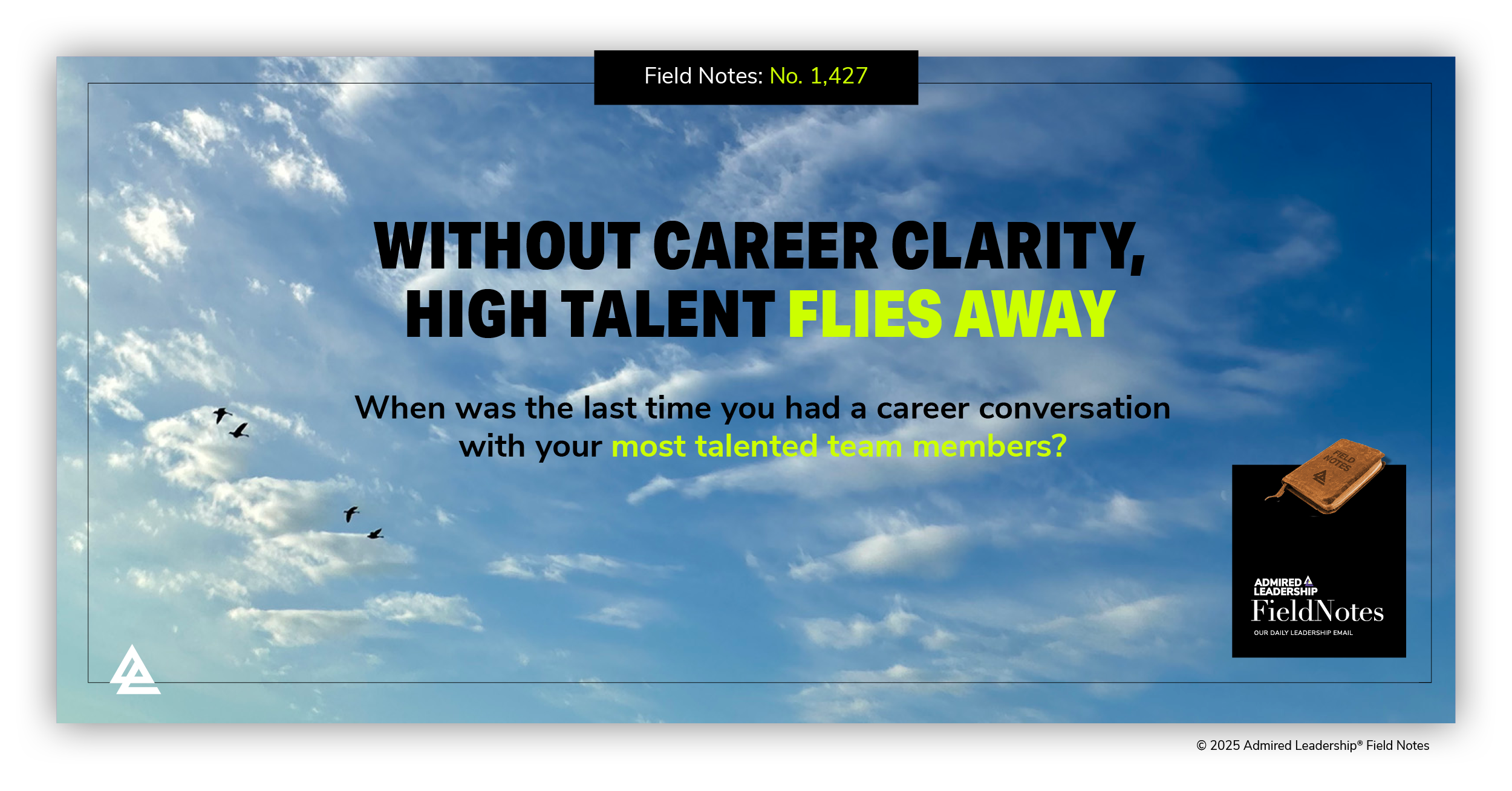 Without Career Clarity, High Talent Flies Away