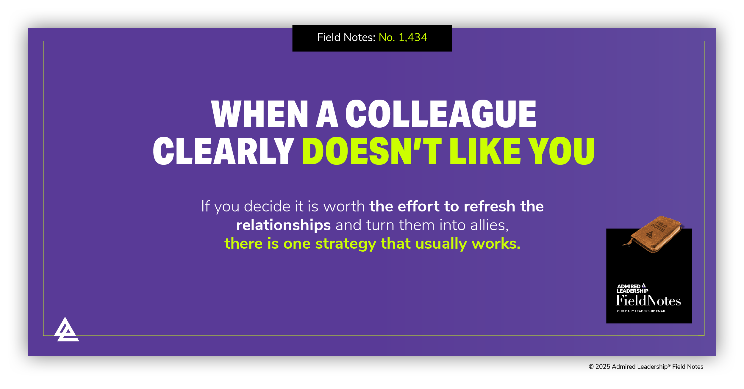 When a Colleague Clearly Doesn’t Like You