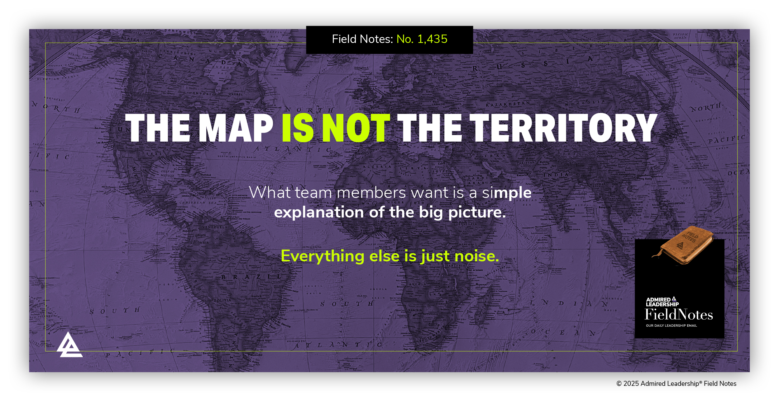 The Map Is Not the Territory 