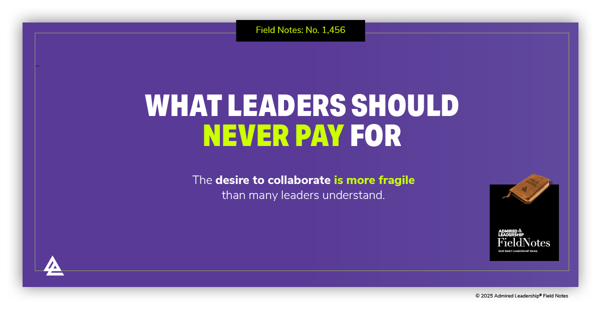 What Leaders Should Never Pay For