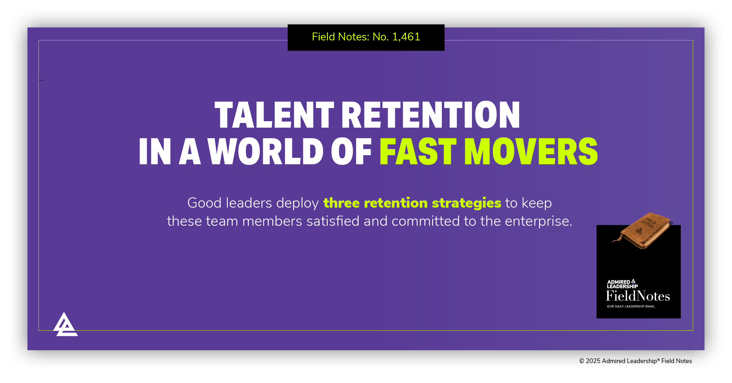 Talent Retention in a World of Fast Movers