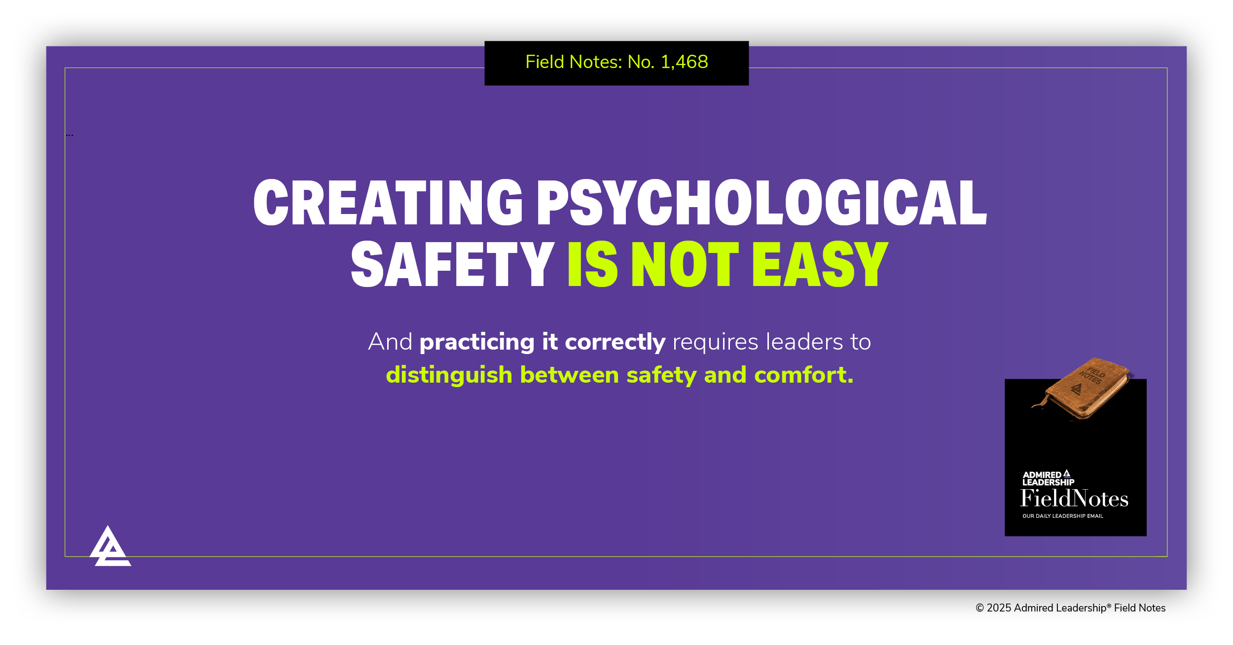 Is Psychological Safety Inconsistent With Candidness?
