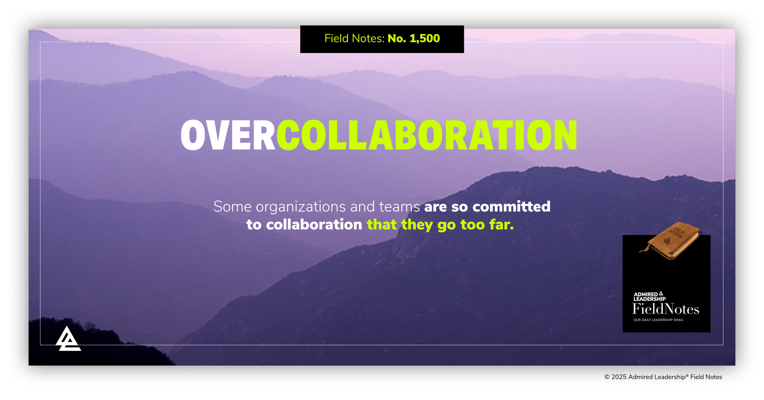 The Signs of Overcollaboration