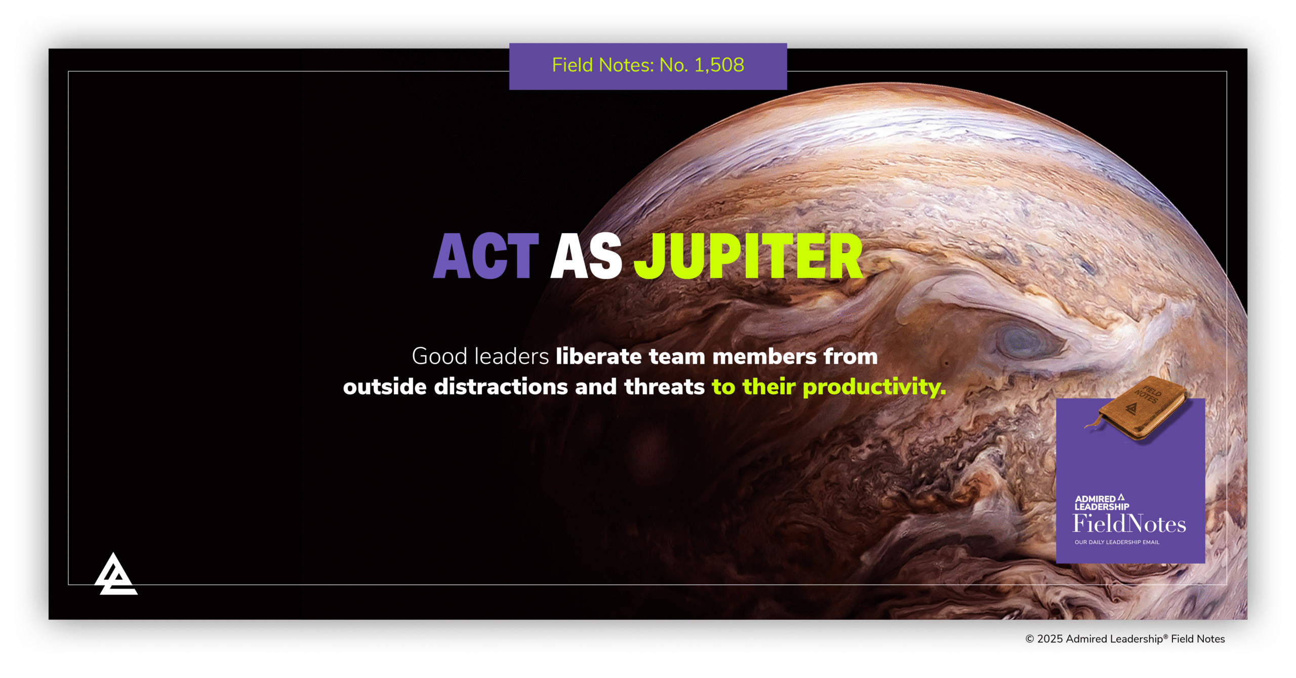 Leaders Who Act as Jupiter