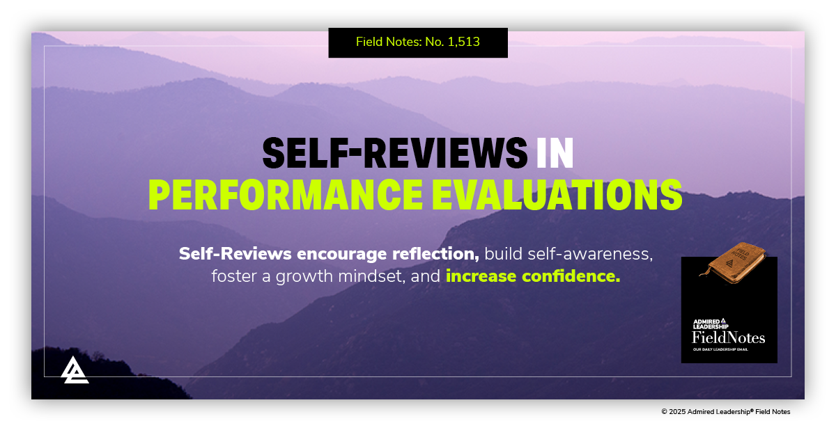 The Importance of Self-Reviews in Performance Evaluations