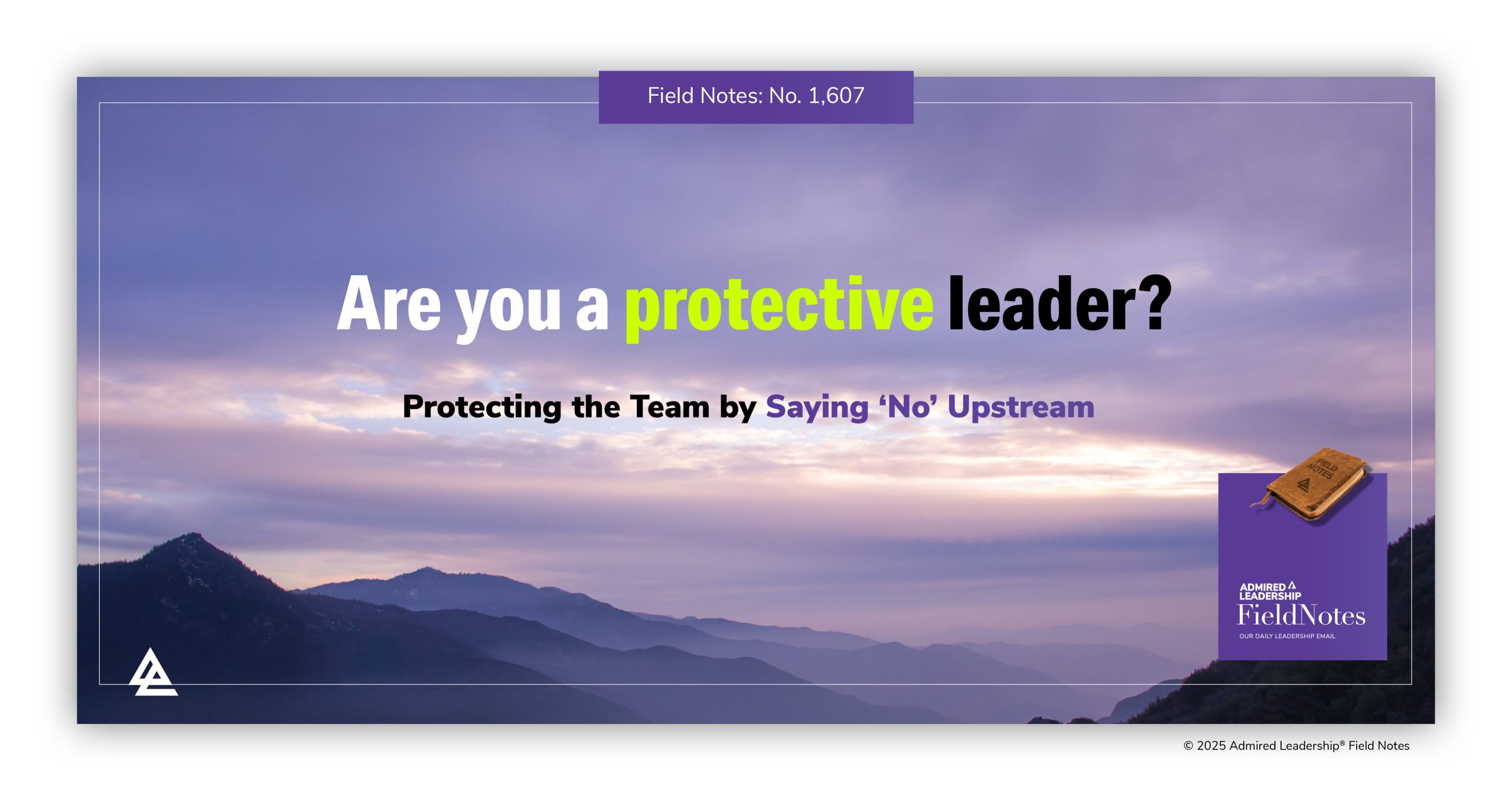 Protecting the Team by Saying ‘No’ Upstream 