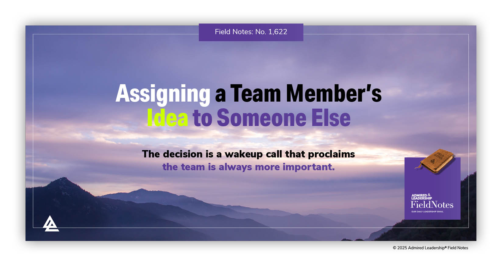 The Delicate Task of Assigning a Team Member’s Idea to Someone Else