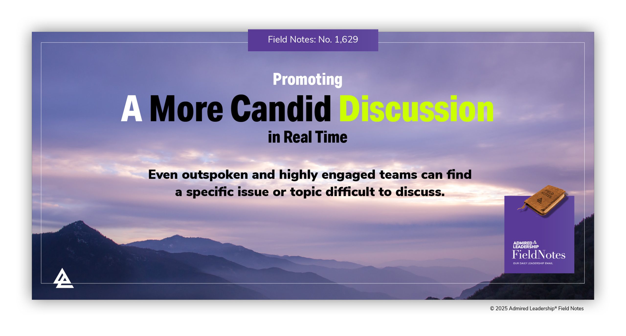 Promoting a More Candid Discussion in Real Time