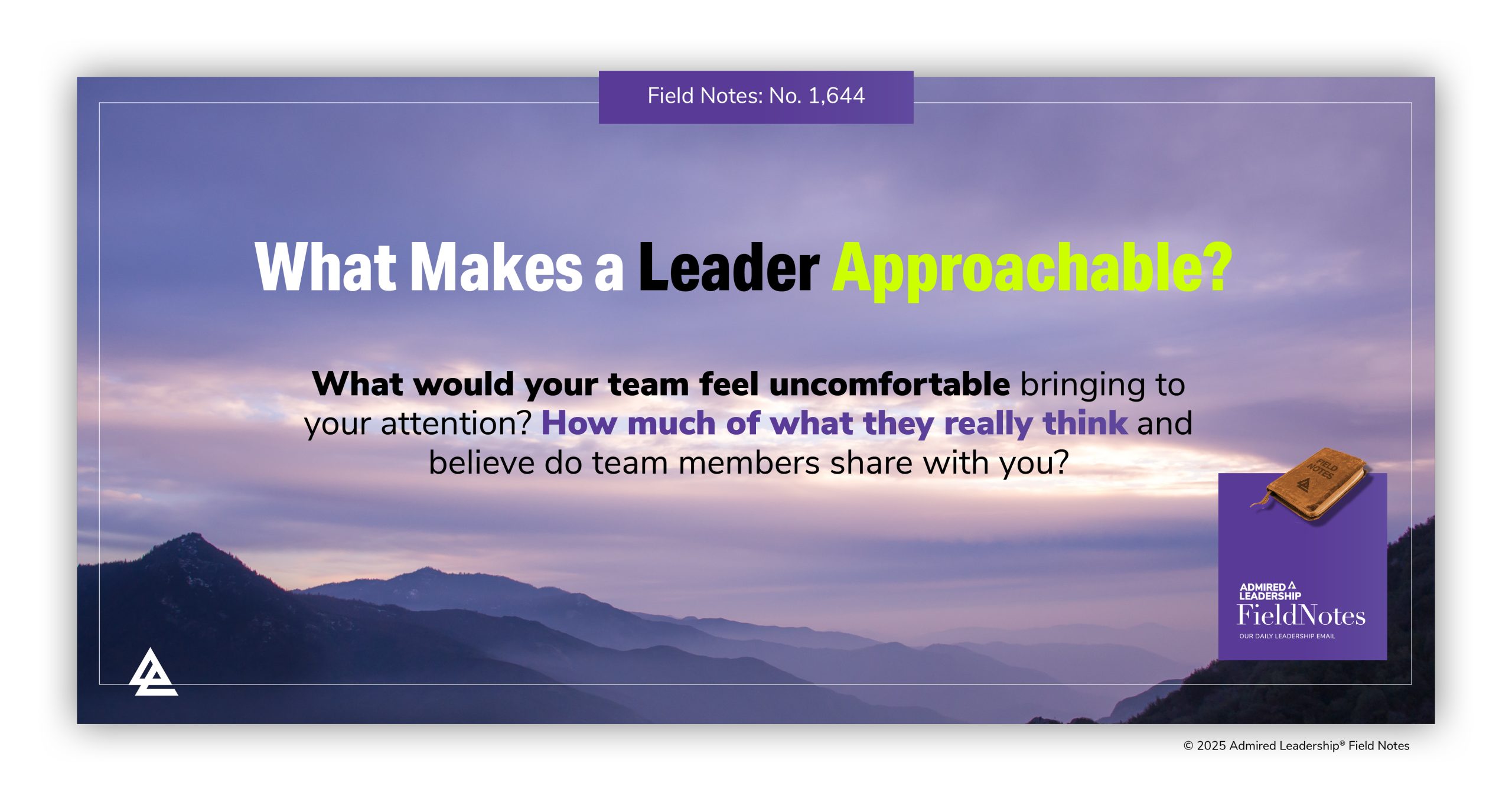 What Makes a Leader Approachable?