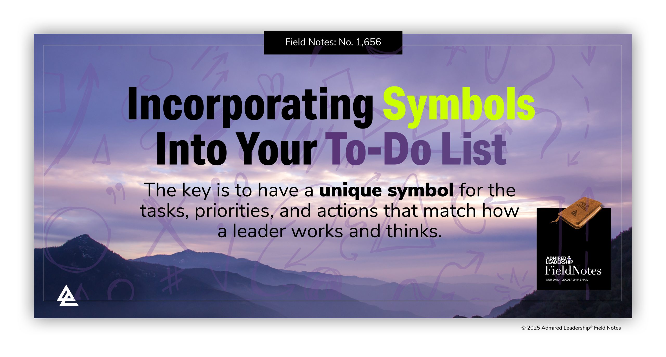 Incorporating Symbols Into Your To-Do List
