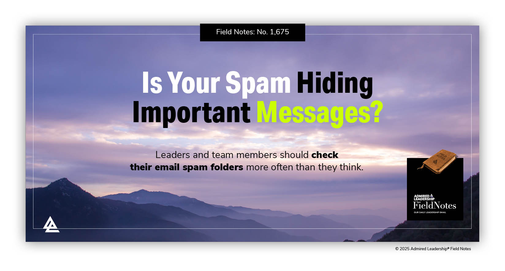 Your Spam Is Hiding Important Messages