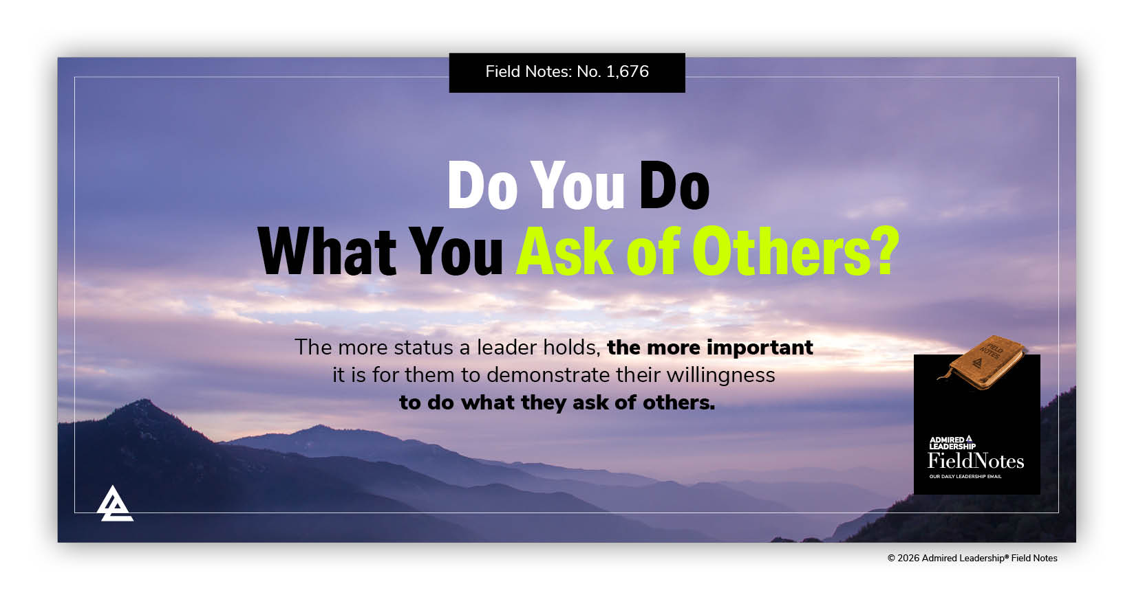 High-Status Leaders Who Do What They Ask of Others