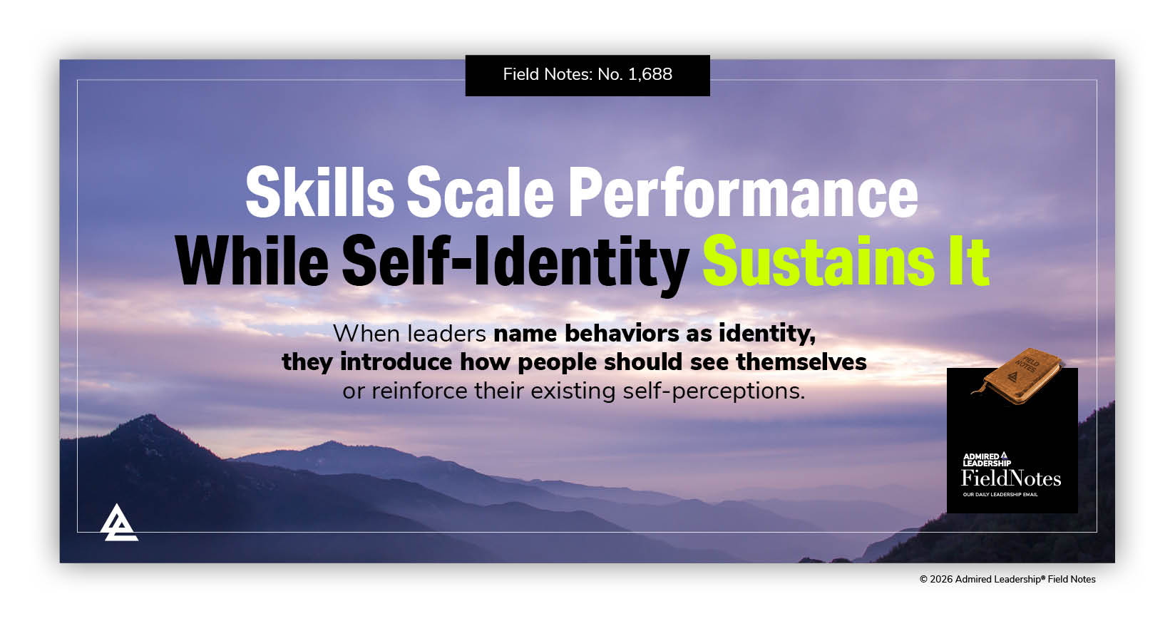 Skills Scale Performance While Self-Identity Sustains It
