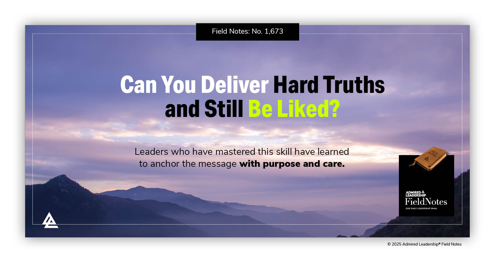 You Have to Show You Care Before Delivering a Tough Message