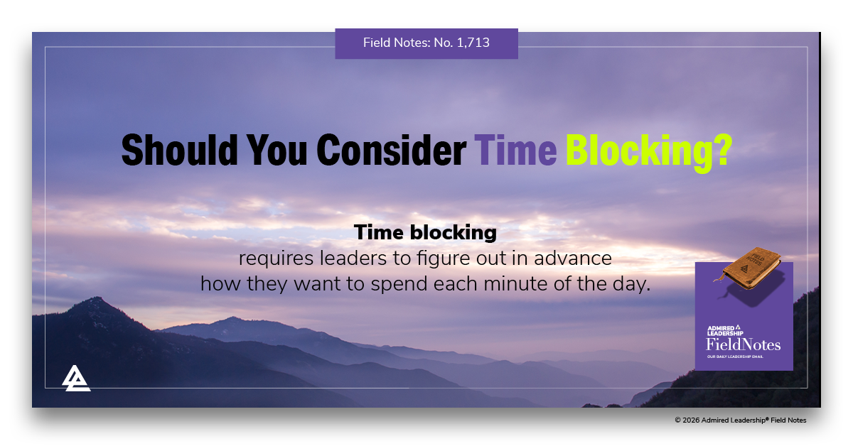 To Get the Most From Your Day, Consider Time Blocking